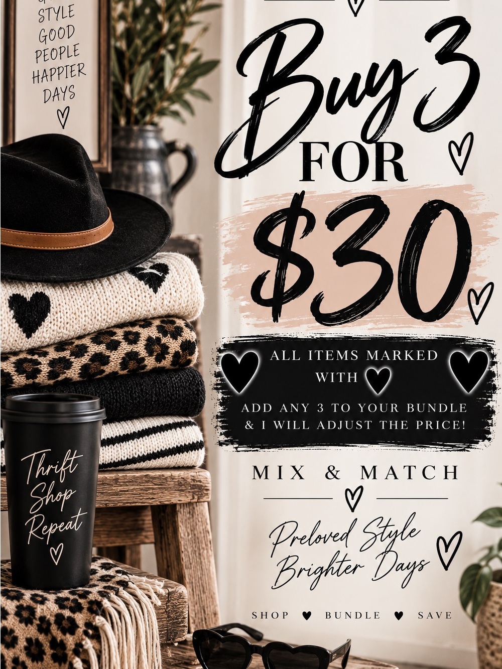 🖤3 for $30 🖤
